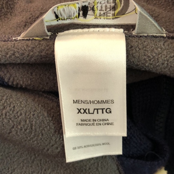 THE NORTHFACE A5 Series Mens size XXL Wool Sweater 1/4 Zip Navy Layer Prep Sport - Picture 15 of 16